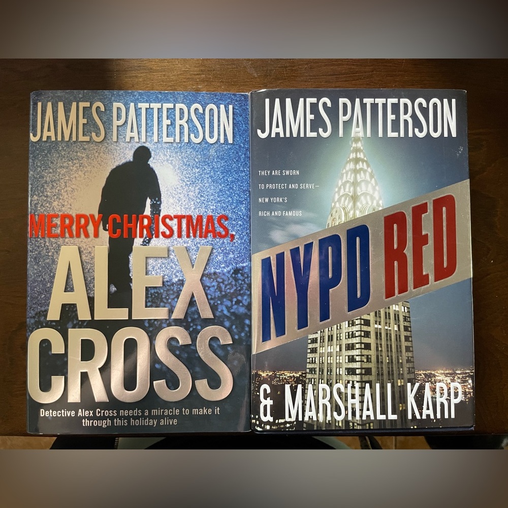 2 James Patterson books